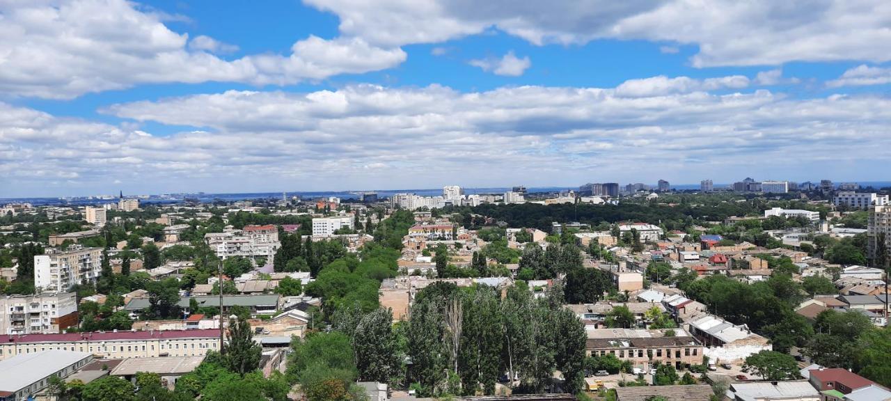 Ferienwohnung Panoramic View Odessa Exterior foto